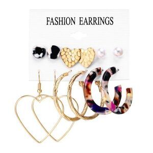 Fashion 6 PCs Earrings